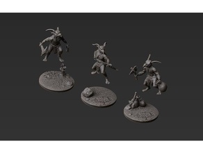 goblin raiders grunt - free goblins tabletop gaming rpg 3d print model - Mito3D