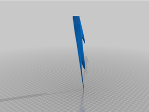 ice pick - chaos collection 30 challenge detailed dlp impossible mini needle pointy sharp sla test 3d print model - Mito3D