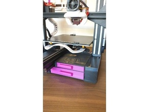 ender 3 doble cajones arrasamiento instrucción 3d impresora crealidad cajón 3d print model - Mito3D