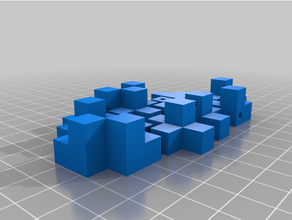 molok cube trivia game 3d puzzle trivial 3d print model - Mito3D
