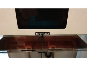 craftbot flusso porta ferma 3d print model - Mito3D