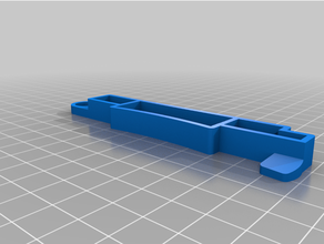stanley folding metal leg sawhorse - replacement lock bracket 3d print model - Mito3D