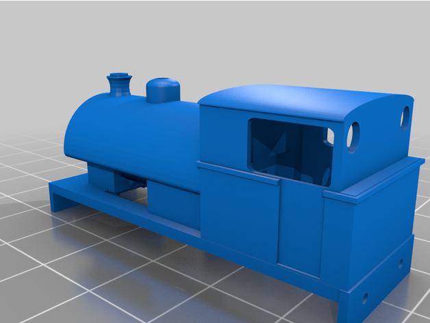 gauge generic saddle tank loco 1148 locomotive scale saddle-tank shunter steam switcher 3D print model - Mito3D