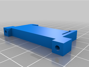 din rotaia clip 2 relè modulo personalizzato 3d print model - Mito3D