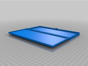 customized hinged box latch parametric printable piece remix 3d print model - Mito3D