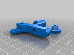 extruder arm filament cleaner ender 3 3d print model - Mito3D