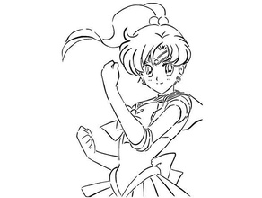 Matrose Jupiter Schablone Anime magisch Mädchen Sailor Moon Mond 3d print model - Mito3D