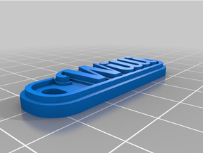 keychain willi customized 3d print model - Mito3D