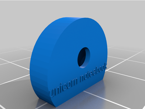 personalizado costumizable llave gorra texto 3d print model - Mito3D