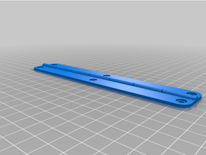 customized parametric hinge 3d print model - Mito3D