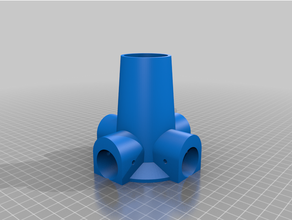 fan base stand standing 3d print model - Mito3D