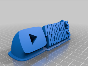 Murphy aquáticos Youtube 3d print model - Mito3D