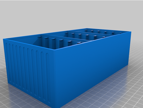 personalizado resistor caja apilable 3d print model - Mito3D