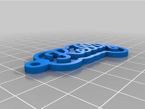 Kelly chiave catena 3d print model - Mito3D