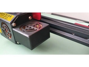 caldo fan cr10s pro creality noctua placca aggiornamento ventil ventilatore 3d print model - Mito3D