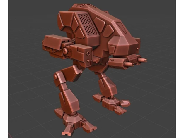 mechwarrior 4 vautour ouverture scène Battletech furieux chien mw4 3D print model - Mito3D