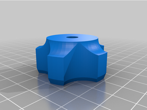 twist knob customized 3d print model - Mito3D