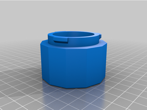 customized bayonet container 3d print model - Mito3D