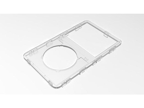 iPod vídeo placa frontal manzana clásico autodesk fusión 360 fusion360 iphone mp3 jugador 3d print model - Mito3D