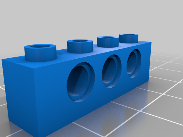 Lego 2 4x1 teknik özelleştirilmiş 3D print model - Mito3D