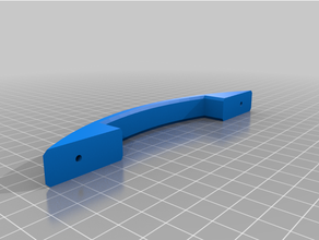 customized drawer handle cabinet 3d print model - Mito3D