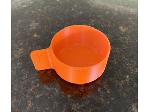 one-third 1 3 measuring cup 3d print model - Mito3D