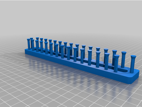 personnalisé personnalisable carré tricoter métier tisser 3d print model - Mito3D