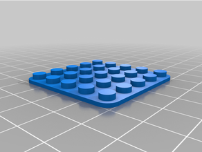 5x5 lego baseplate customized 3d print model - Mito3D