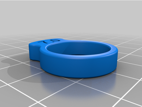 ring size samples 3d print model - Mito3D