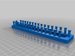 personnalisé personnalisable carré tricoter métier tisser 3d print model - Mito3D