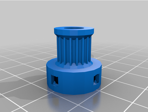 personalizado gt2 engrenagem polia preguiçoso 3d print model - Mito3D