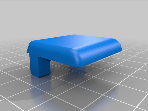 86 mustang roof rack cap 3D print model - Mito3D
