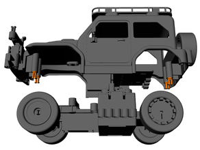 Körper Stift 3dprinting Wagen Lego Technik Mikrobit rc Robotik Stengel 3d print model - Mito3D