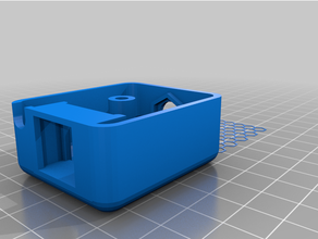 personalizado surface mount pared caja engatusar conector piedra clave Jack 3d print model - Mito3D
