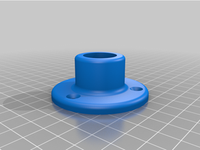 pipe holder 20mm 3d print model - Mito3D
