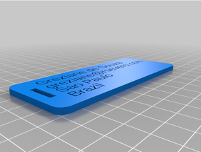 etiqueta griego personalizado 3d print model - Mito3D