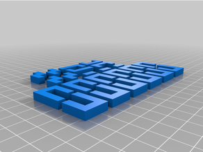 chassis 456 trivia game 3d puzzle trivial 3d print model - Mito3D