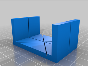 customized miter box 3d print model - Mito3D