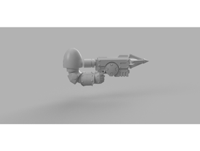 interestelar Jarhead lutando gancho arma fogo 3d print model - Mito3D