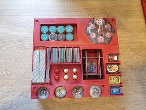 pinte sangue tavola gioco organizzatore tavolo giochi Giochi scatola 3d print model - Mito3D