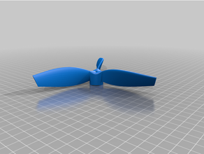 fan propeller customized 3d print model - Mito3D