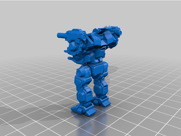 Jagermech jm6 fb battletech Tição mechwarrior 3D print model - Mito3D