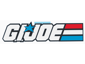 Gijoe logo hd 80s karikatür çizgi filmler gi Joe oyuncaklar 3d print model - Mito3D