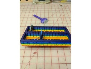 embroidery floss bobbin rack crossstitch cross stitch thread organizer 3d print model - Mito3D