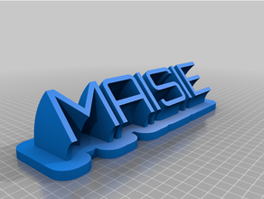 maisie 2 personalizzato 3d print model - Mito3D