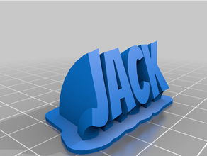 Jack personalizzato 3d print model - Mito3D