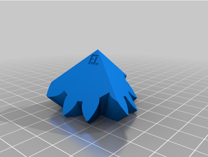 cube gear large customized 3d print model - Mito3D