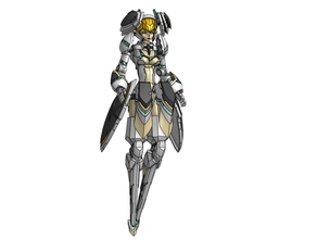 notes - 1 12 scale phantasy star online 2 female cast action figure frame arms girl robot 3d print model - Mito3D