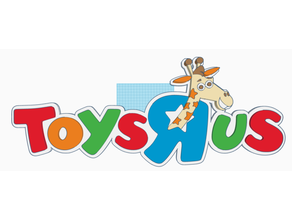 toys us logo hd kids toys logo store toys us 3d print model - Mito3D
