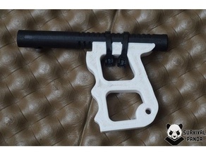 pen flare grip handle 3d print model - Mito3D
